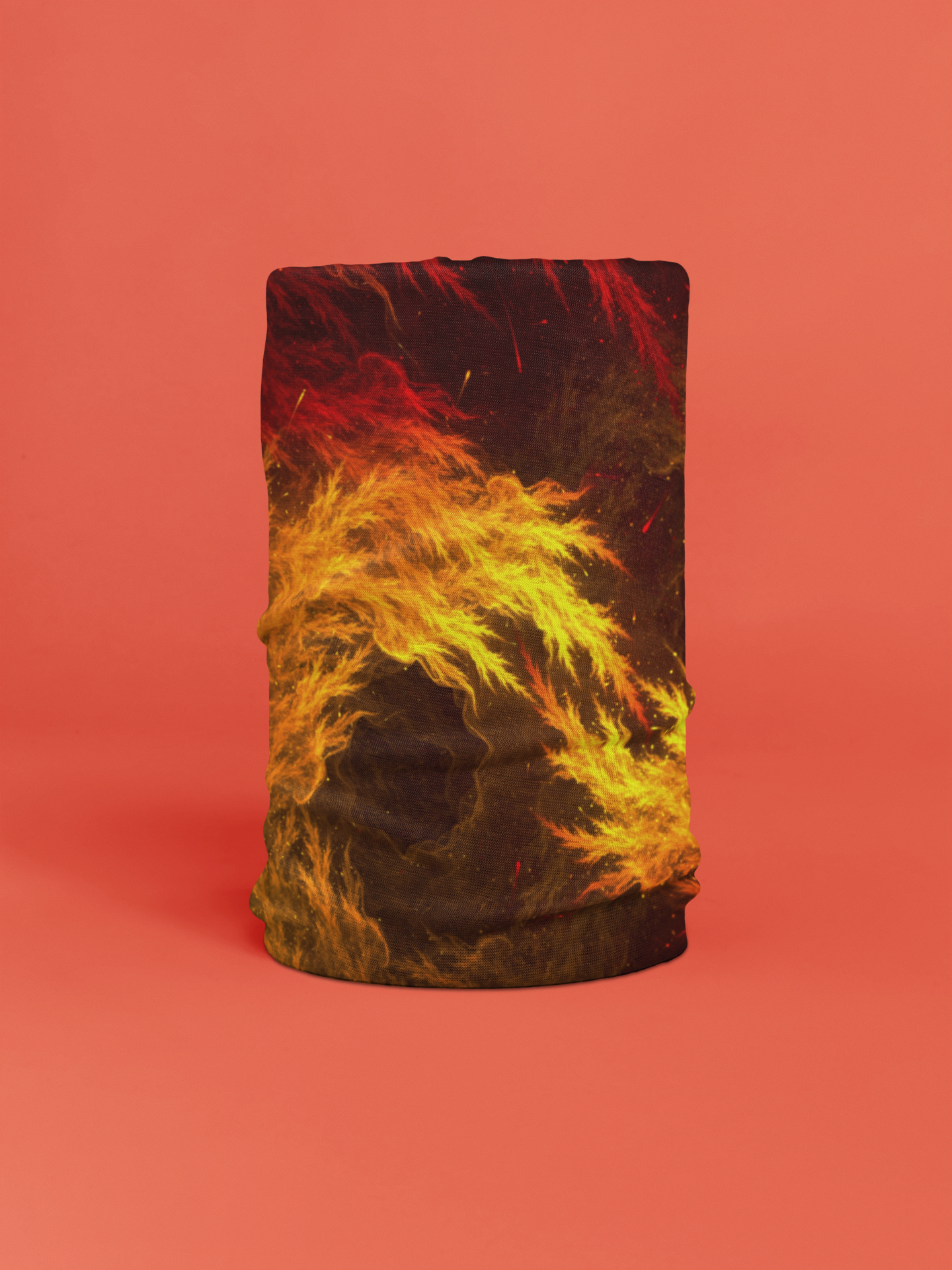 “Fire Abstract” Neck Gaiter