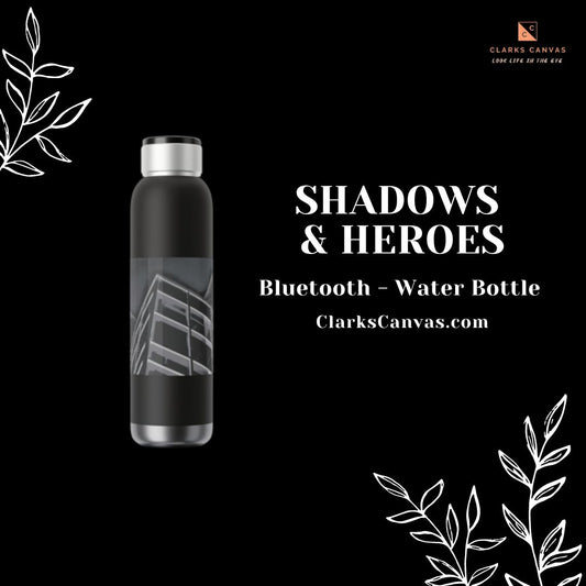Shadows & Heroes - Bluetooth Water Bottle