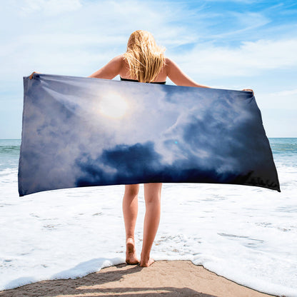 “The Sun With The Darkness” (April 2021) - Beach Towel